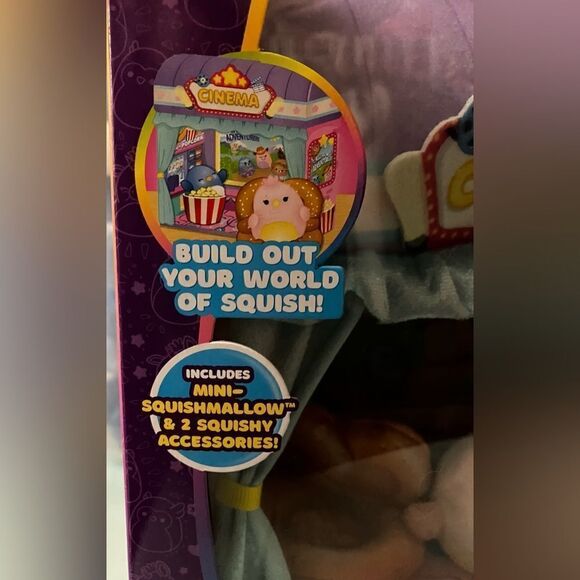 Squishville Cinema box with 2 vehicles  no cardboard box or bird squishville - Picture 14 of 15